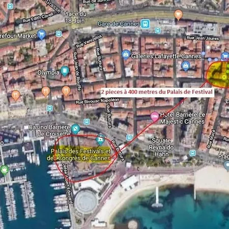 Cannes Centre - 500M Palais De Festival - Banane Exterior photo